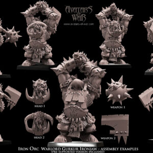 Gurkur Ironjaw Black Orc Warlord