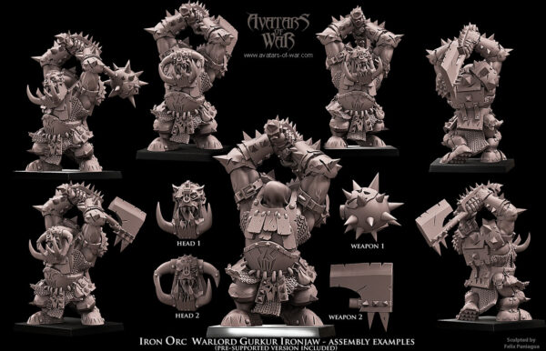 Gurkur Ironjaw Black Orc Warlord