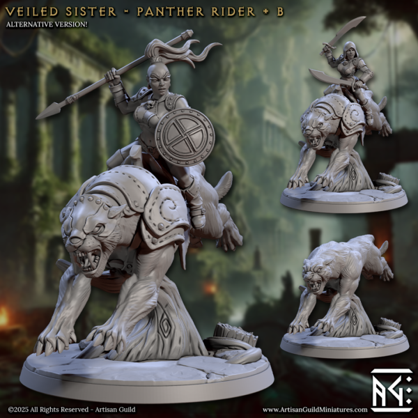 Veiled Sister Panther Rider - B - x1