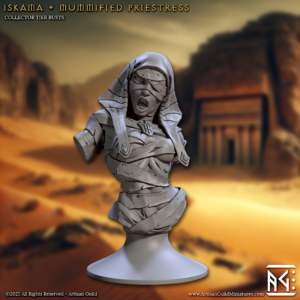 BUST - Iskama - Mummified Priestress - x1