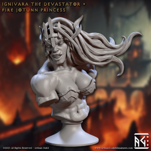 BUST - Ignivara the Devastator - x1
