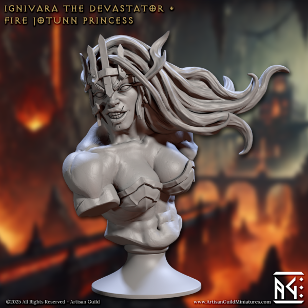 BUST - Ignivara the Devastator - x1