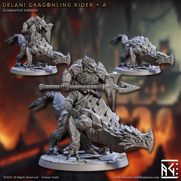 Delani Dragonling Rider - A - x1