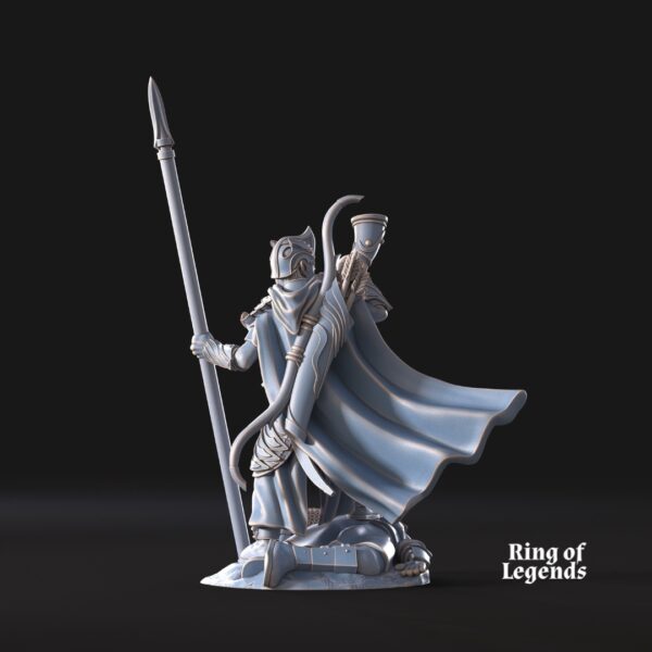 Warrior with Horn and Spear - x1