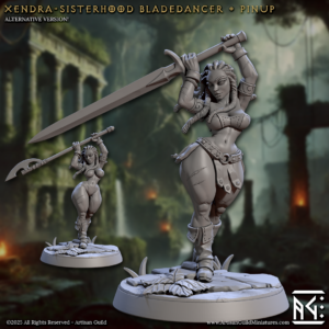 c704fb4c07f53ce295b231e0b779132f.png Xendra, Sisterhood Bladedancer - Pinup - x1