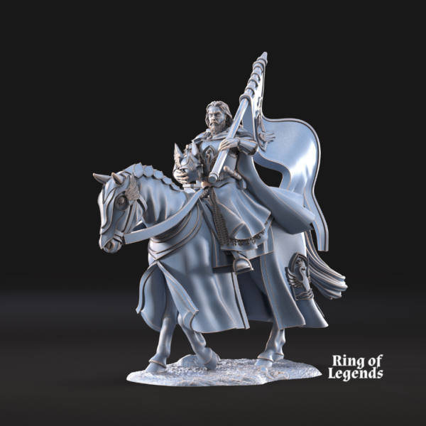 Swan Rider Banner Mounted - x1