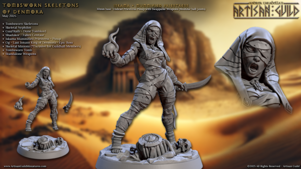 Iskama - Mummified Priestess - x1