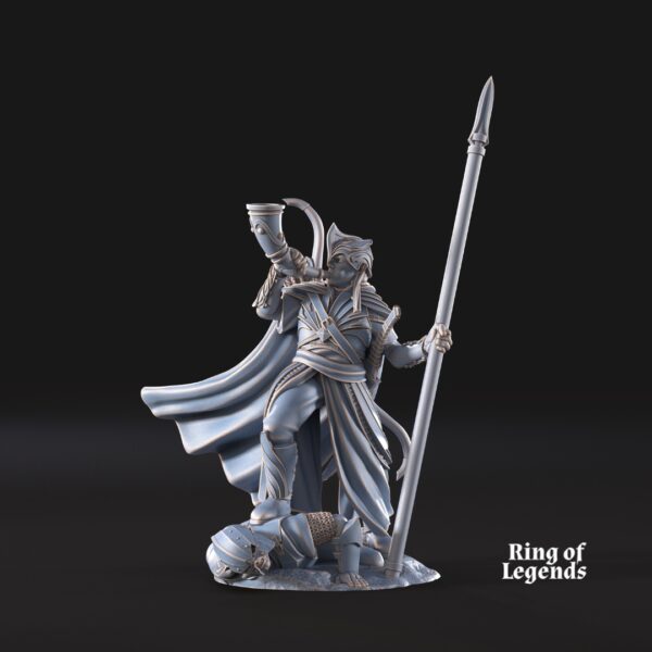 Warrior with Horn and Spear - x1