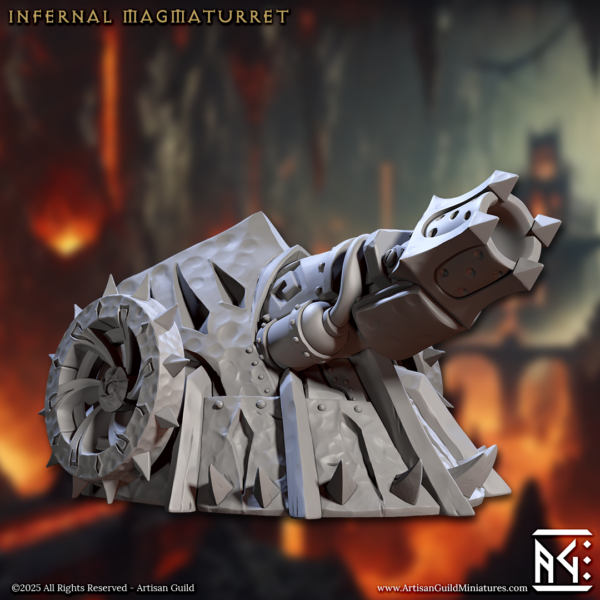 Infernal Magmaturret - Scatter Terrain - x1