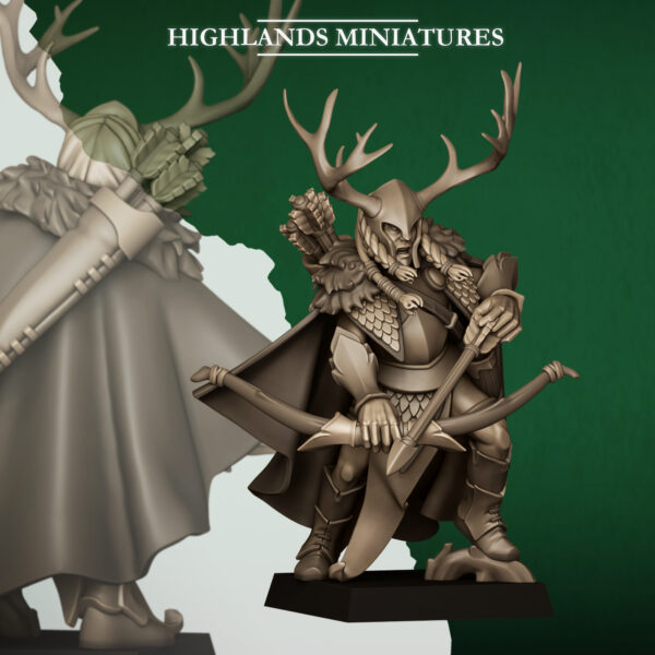 Feral Elf Highborn with Bow - x1