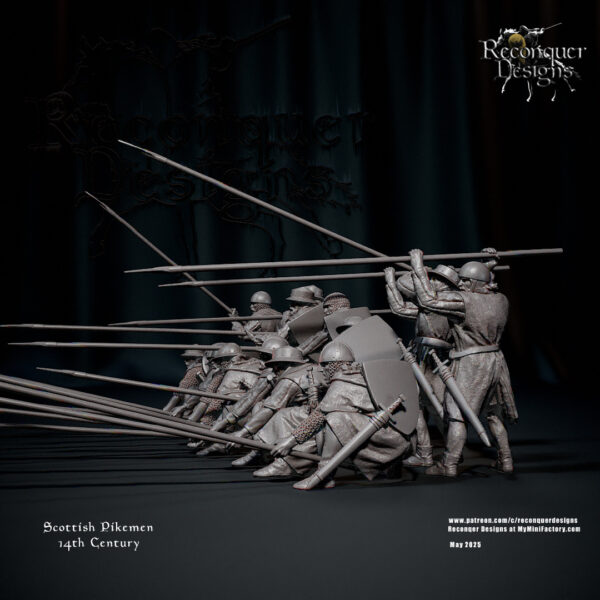 68c3565bcd4370ada89ed9dbfa15c830.jpg 14th century Scottish Pikemen - x5
