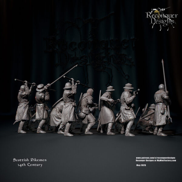 8623a46cad687567e3ad209c80657cab.jpg 14th century Scottish Pikemen - x5