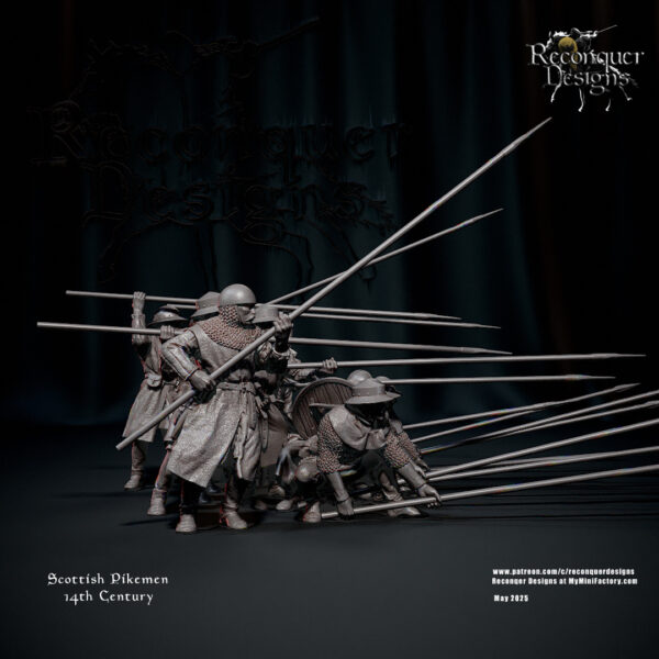 efff9461c9e14ed909e8b7fed97325ac.jpg 14th century Scottish Pikemen - x5