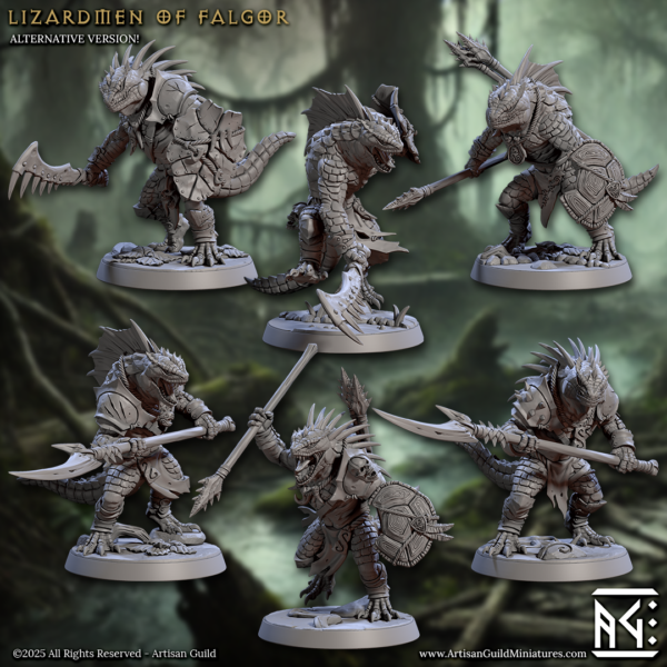 Lizardmen of Falgor x6 SET1