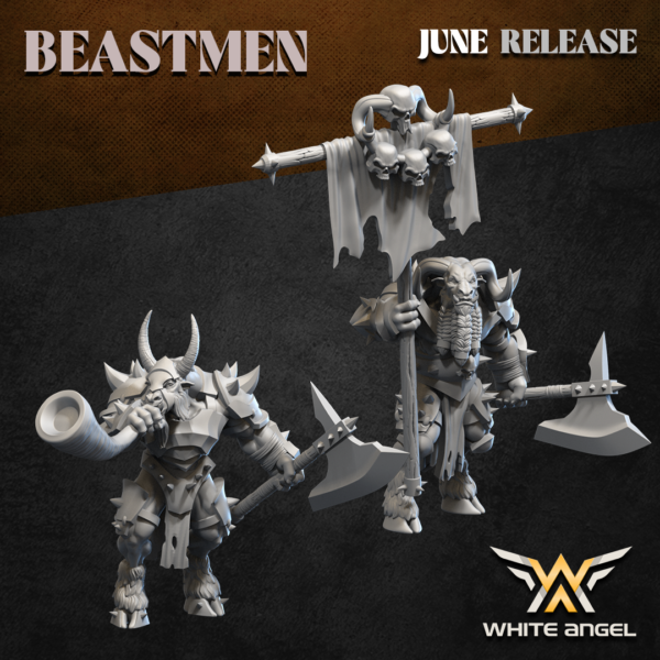 Heavy Beast Warrior - x1 Beastmen