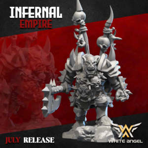 Infernal Orc Commander - x1 Infernal Empire