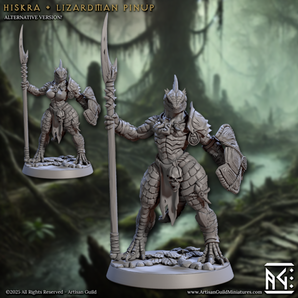Hiskra - Lizardman Pinup