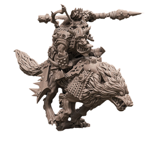 Goblin Boss Wolfrider 4