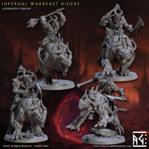 Inernal Warbeast Riders x4 SET2