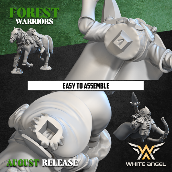 Wood Arrow Riders - x10 Forest Warriors