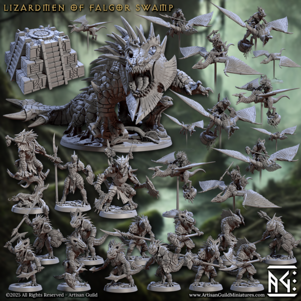 Lizardmen of Falgor x1 SET1