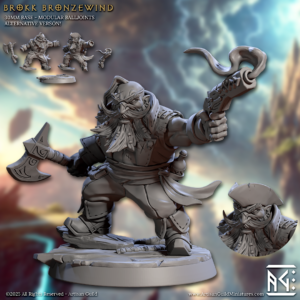 Brokk Bronzewind with hat