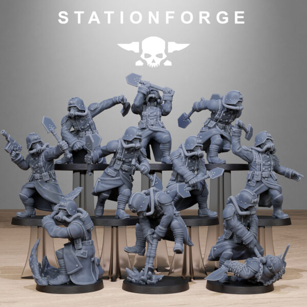 GrimGuard Shovel Fighters - x10