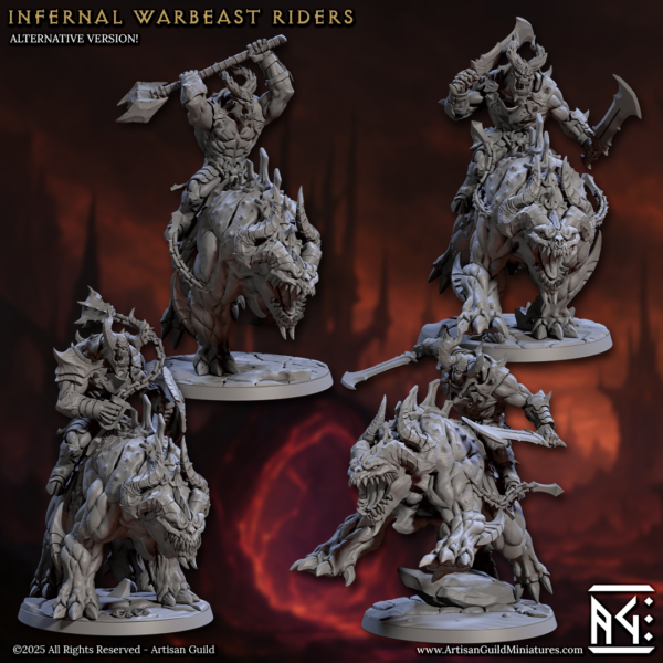 Inernal Warbeast Riders x1 SET2