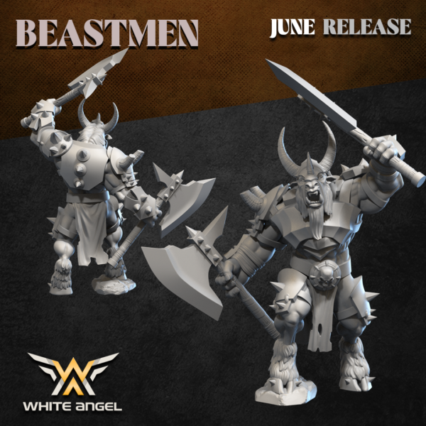 Heavy Beast Warrior - x1 Beastmen