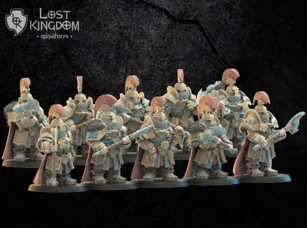 Magyabor Guard x10 - Dwarven Holds - Druk 3D