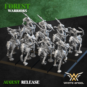 Wood Arrow Riders - x10 Forest Warriors