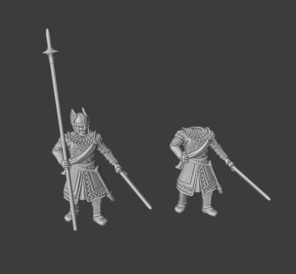 Swan Knights Pikemen - Bannermen Pikemen - Medbury Miniatures